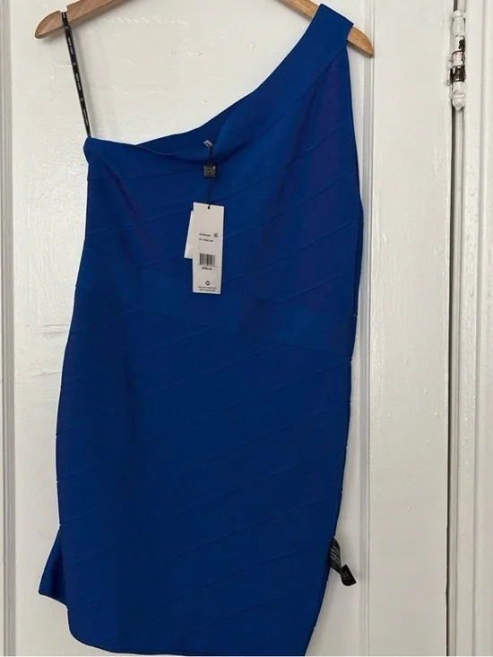 NWT one shoulder Herve Leger bandage dress - Picture 4 of 4